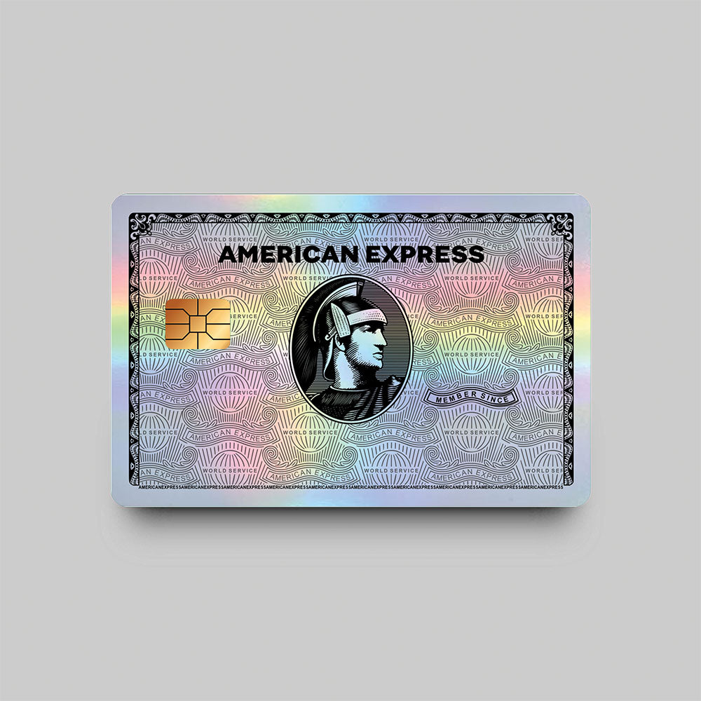 Hologram `American Express`card  Skin