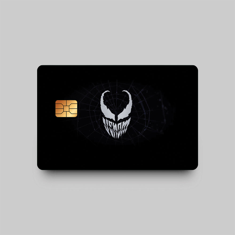 Silver  BLACK SPIDERMAN  Card Skin