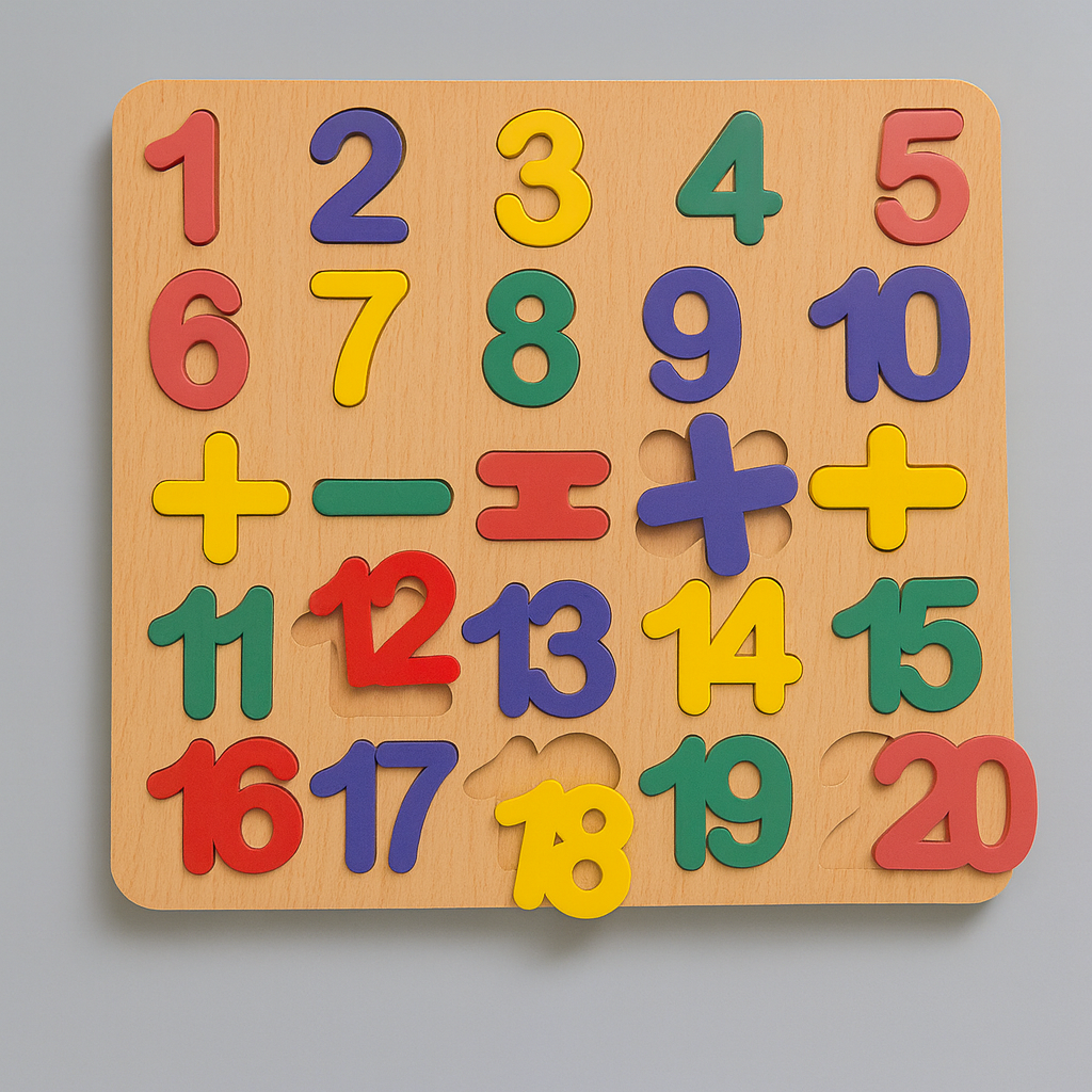 Montessori ABC,Shapes,123 and Alif Colour Puzzle Board Pack of 4 Boards