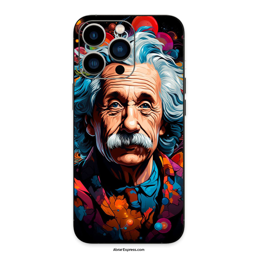 Einstein Psychedelic Pop Art Phone Skin – AbrarExpress