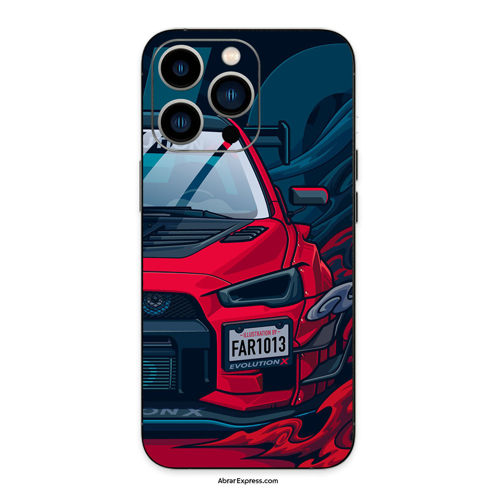 Red Car 3D Phone Skin – AbrarExpress