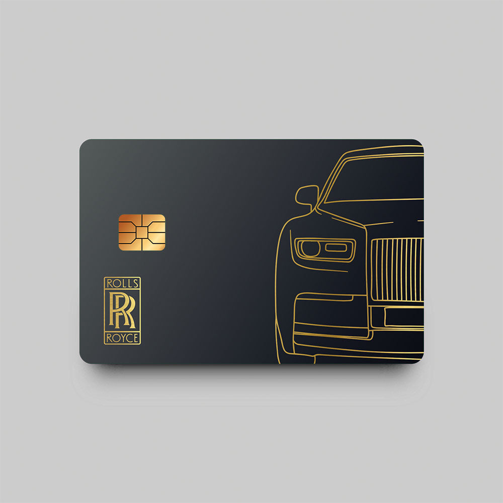 Silver `Rolls Royce` card  Skin