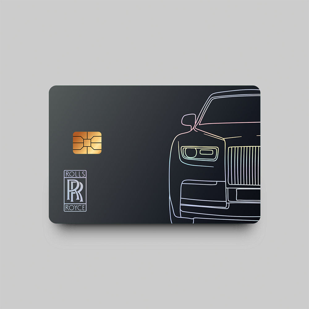 Silver `Rolls Royce` card  Skin