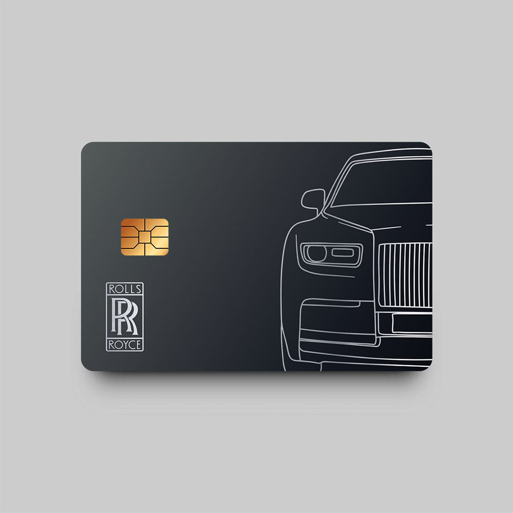 Silver `Rolls Royce` card  Skin