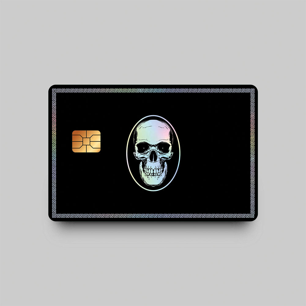 Silver `Skull` card Skin